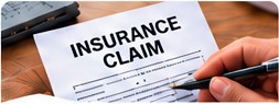Insurance claim paperwork